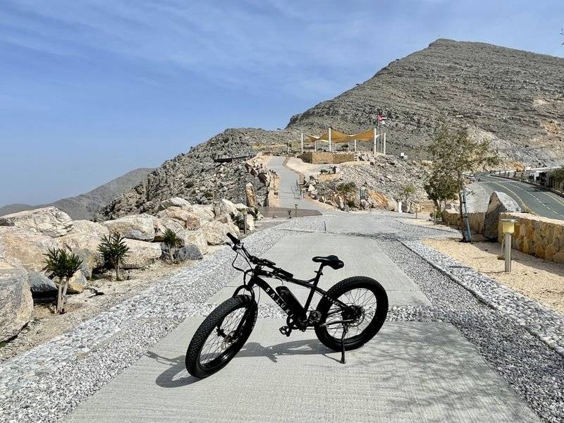 Rowerem w górach Zjednoczonych Emiratów Arabskich - Ras al Khaimah